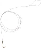 #14 Feeder Big Fish hook-to-nylon bronze 5lbs 0,16mm 100cm 8 pieces